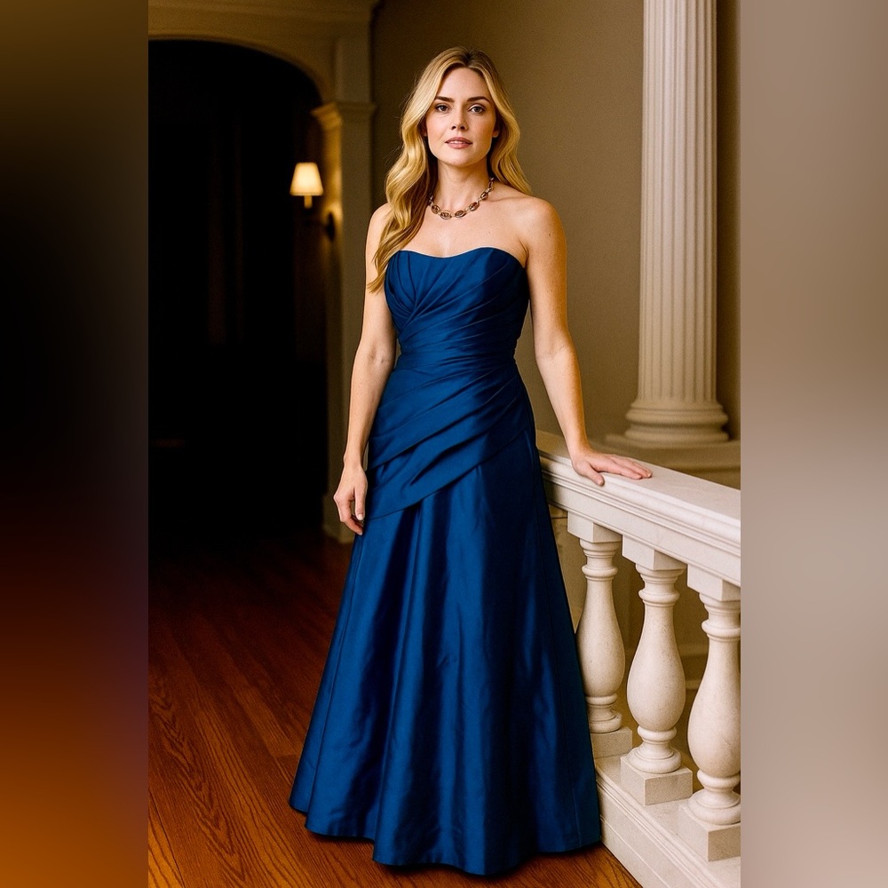 Mori Lee Strapless Formal Dress Size 13/14